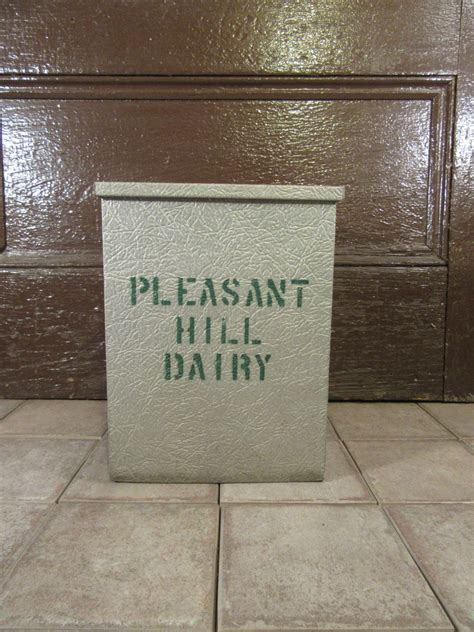 vintage milk delivery box